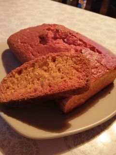 Una foto de Budín de Remolacha y Maní