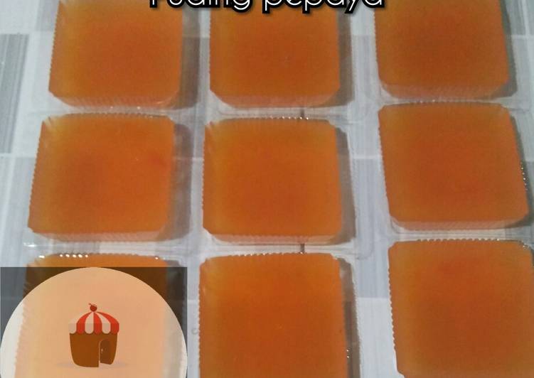 Puding pepaya