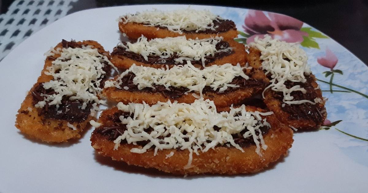 Resep Pisang Goreng Crispy Coklat Keju Oleh Rieny Dian Sukma Cookpad