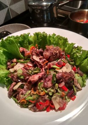 Foto resep Cumi asin cabe hijau