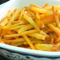 A picture of French fries 🍟 laod shedding ideas.