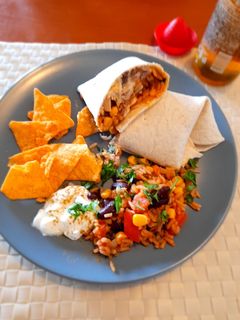 Φωτογραφία της συνταγής Burritos με κοτόπουλο