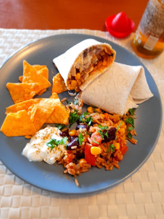 Φωτογραφία της συνταγής Burritos με κοτόπουλο