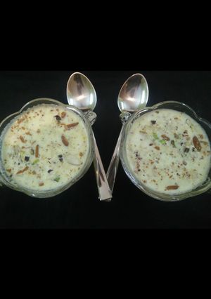 A picture of Basundi (Indian dessert).