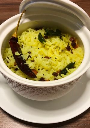 A picture of Lemon Rice.