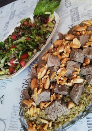 صورة لوصفة فريكة باللحم باسهل وانجح طريقة