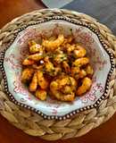 Tôm rim tỏi và lá xạ hương 🍤 🧄