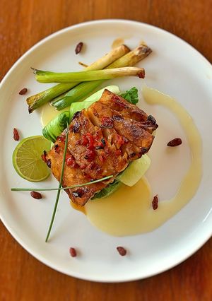 A picture of Roasted Cod in Prosecco & Honey.