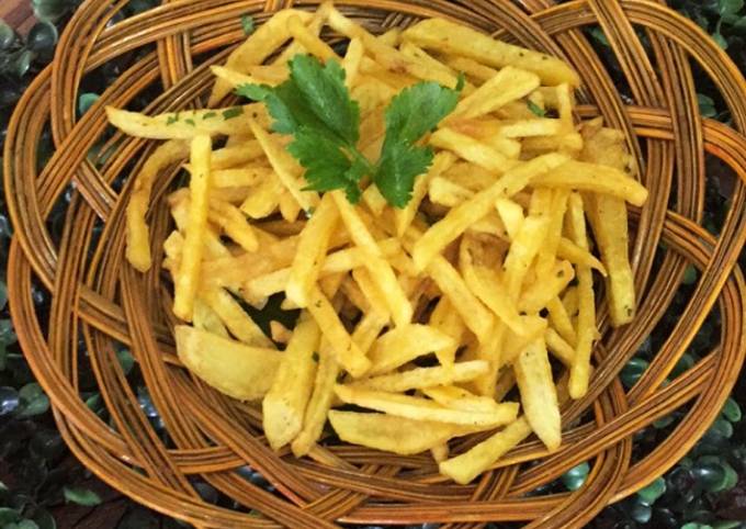 Bagaimana Membuat Kentang Goreng Krispi BBQ, Bikin Ngiler