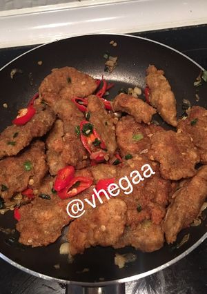 Foto resep Ayam goreng crispy bawang cabe