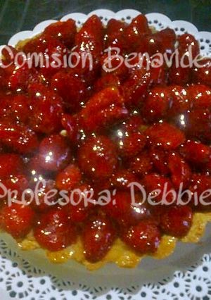 Una foto de Tarta de Frutillas 🍓 hecha por mis alumnas