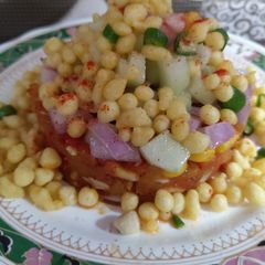 A picture of Crunchy boondi salad.