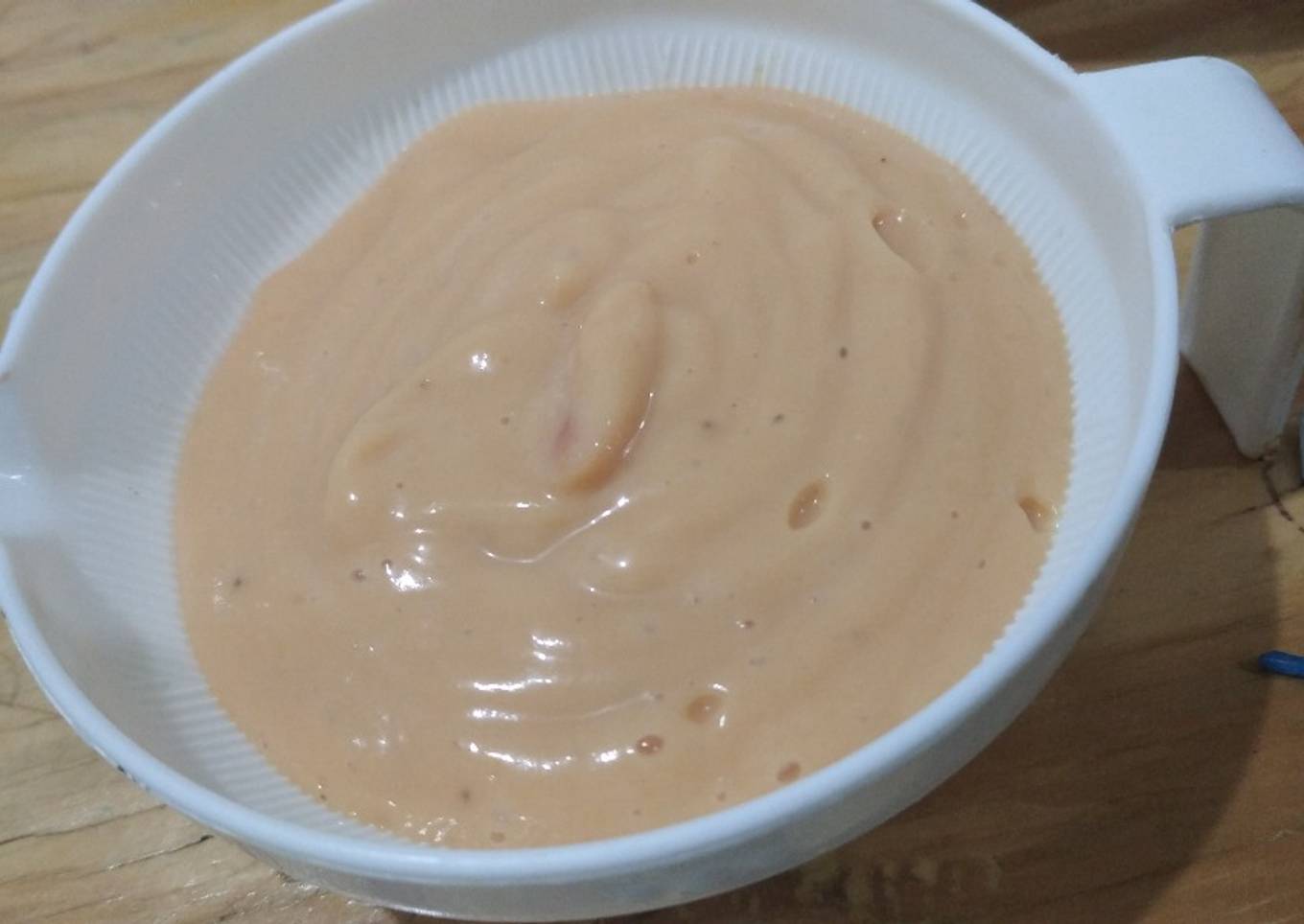 Smoothie pisang pepaya (menu MPASI)