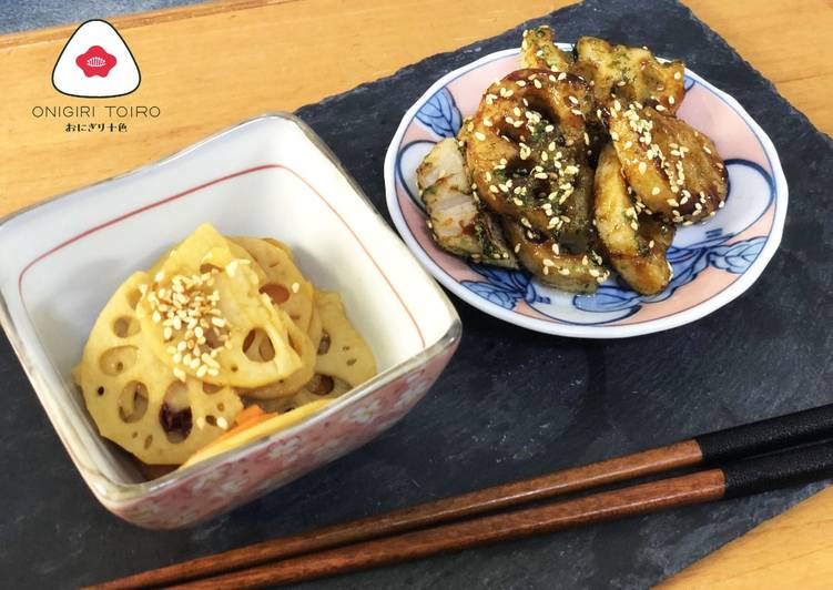 Dua Resep Akar Lotus ala Jepang (Renkon) 蓮根のおかず2種類