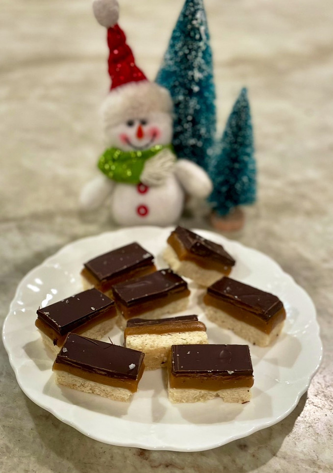 A picture of Millionaire Shortbread.