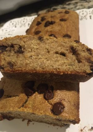 Una foto de Budín de banana sin azúcar integral