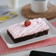 Brownies Cheese Frosting Strawberry