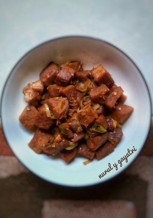 Foto resep Tumis Tempe 'Gembus' pedas manis