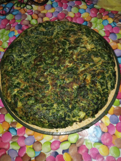 Una foto de Tortilla de espinacas
