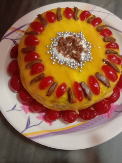 A picture of Mango Cake.