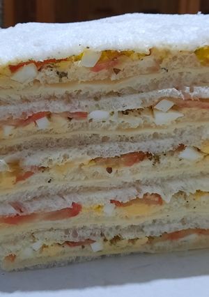 Una foto de Sandwichs de miga caseros para cumple en casa