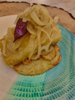 Una foto de Bacalao frito