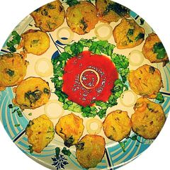 A picture of Lauki rice pakora.