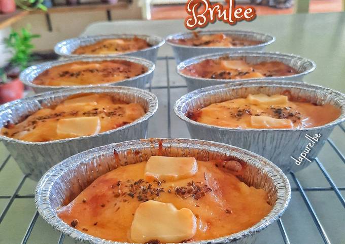 Baked Spaghetti Brulee #dapurelbeweek28