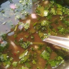 A picture of Chana soup.