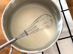 Une photo de ☆Béchamel Lait d’Amande intense, Huile d’Olive☆