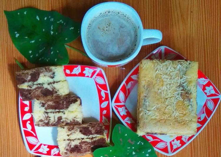 Resep: Lapis marmer cake yang Lezat