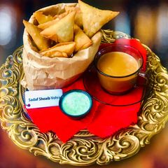 Beef samosa A picture of Beef samosa.