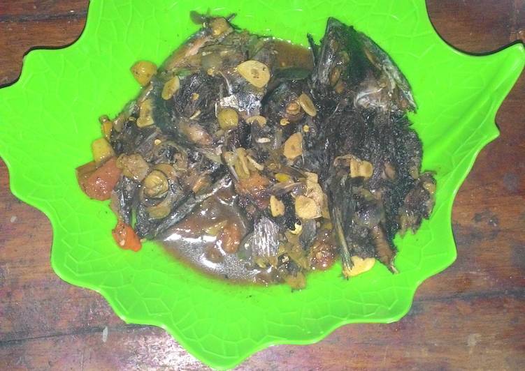 Tongseng kecap pedas kepala ikan tongkol (ala novita)