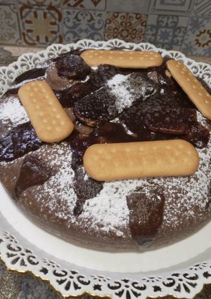 Una foto de Torta de Galletitas y Cacao