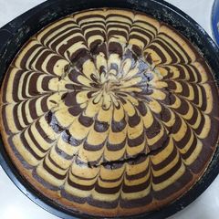 A picture of Zebra cake#author marathon.