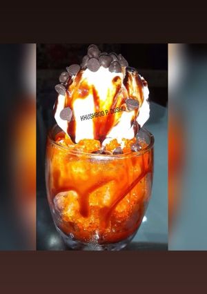 A picture of Icecream glass gola .