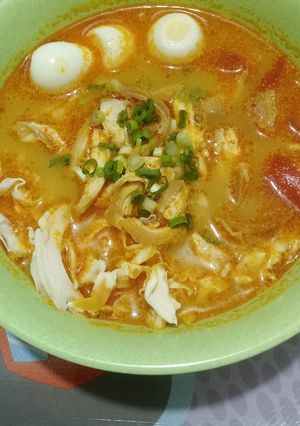 Foto resep Soto ayam kuah santan