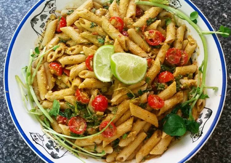 Recipe of Super Quick Zesty pasta salad
