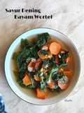 Sayur Bening Bayam Wortel