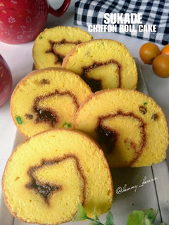 Foto resep Sukade chiffon roll cake