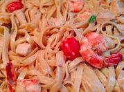 Gambar fettuccine pasta