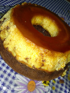 Una foto de Chocoflan