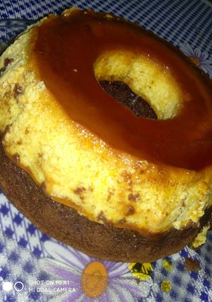 Una foto de Chocoflan