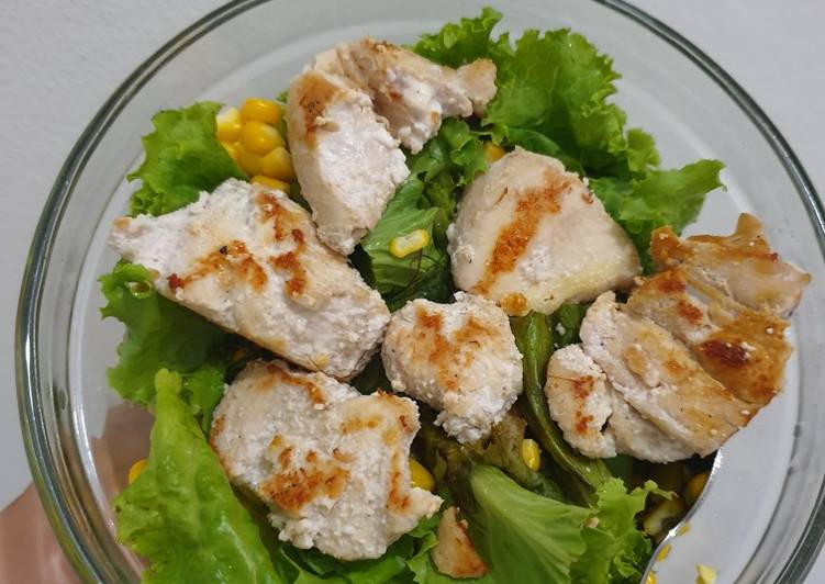 Resep Lemon chicken salad #AhlinyaAyam oleh Ria - Cookpad