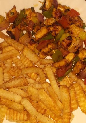صورة لوصفة 🌺 بروشات الدجاج بالخضر 🌺