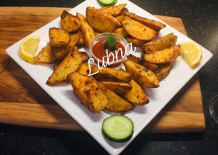 Recipe of Quick Potato Wedges