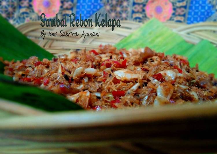 Resep Sambal Rebon Kelapa Anti Gagal