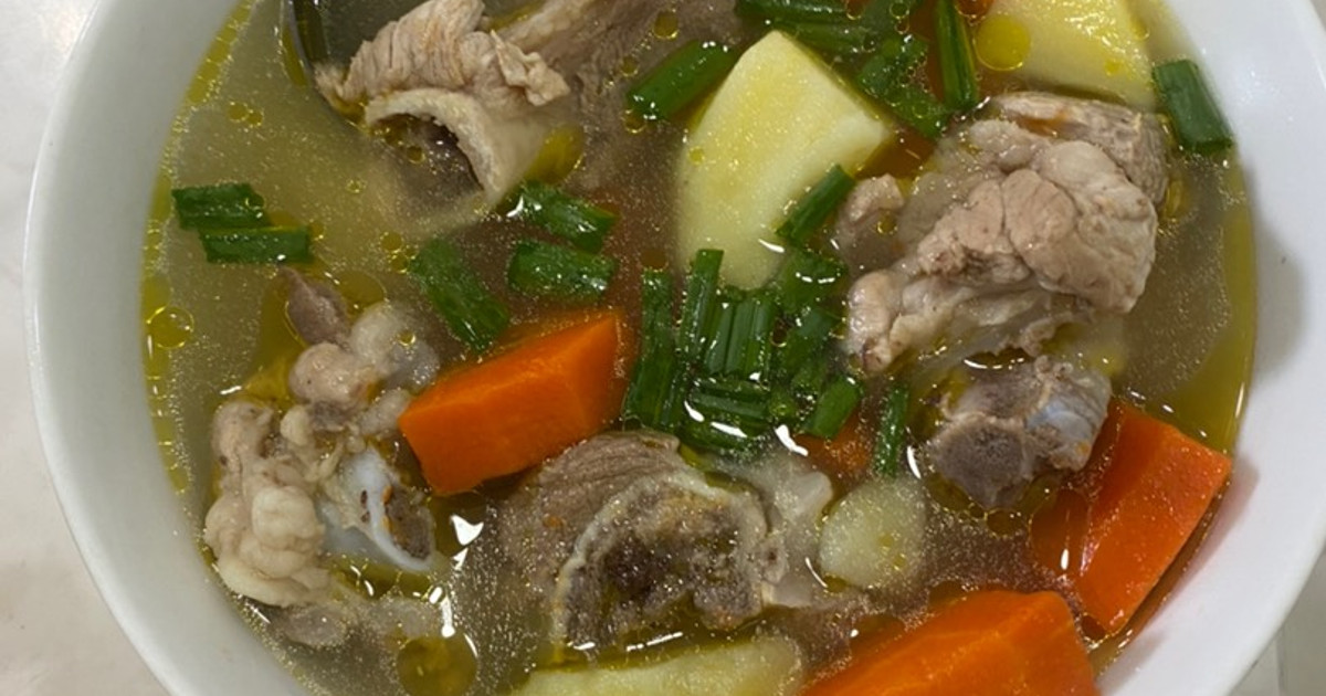 Cách Làm Món Canh Cà Rốt Khoai Tây của Tâm Hoa Nguyễn - Cookpad