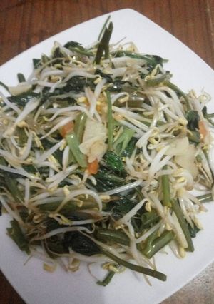 Foto resep Tumis kangkung tauge
