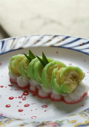 Foto resep Es pisang ijo